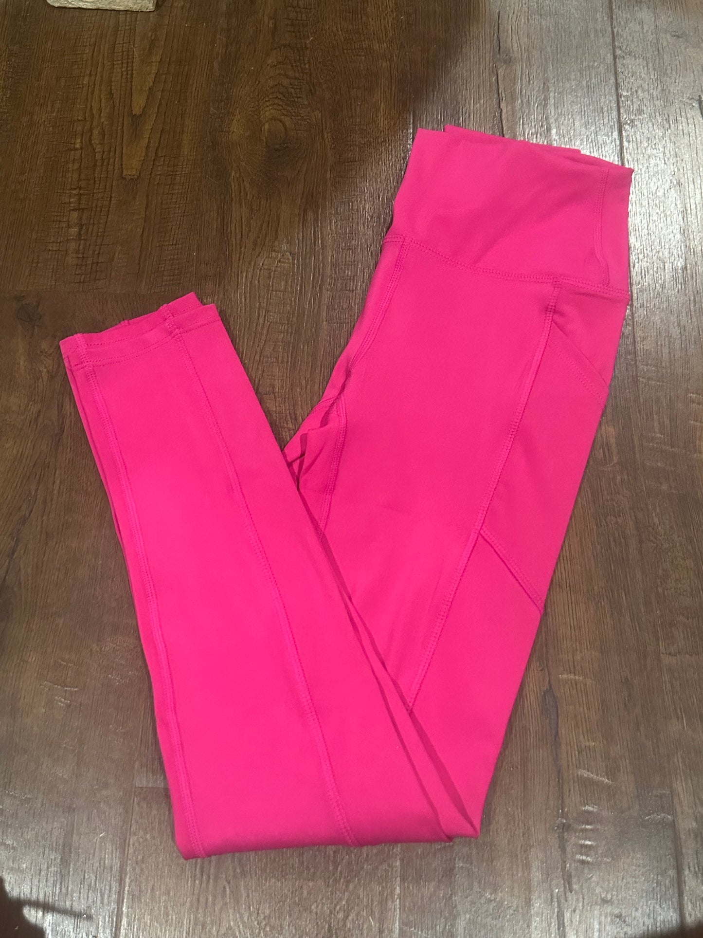 fushia leggings