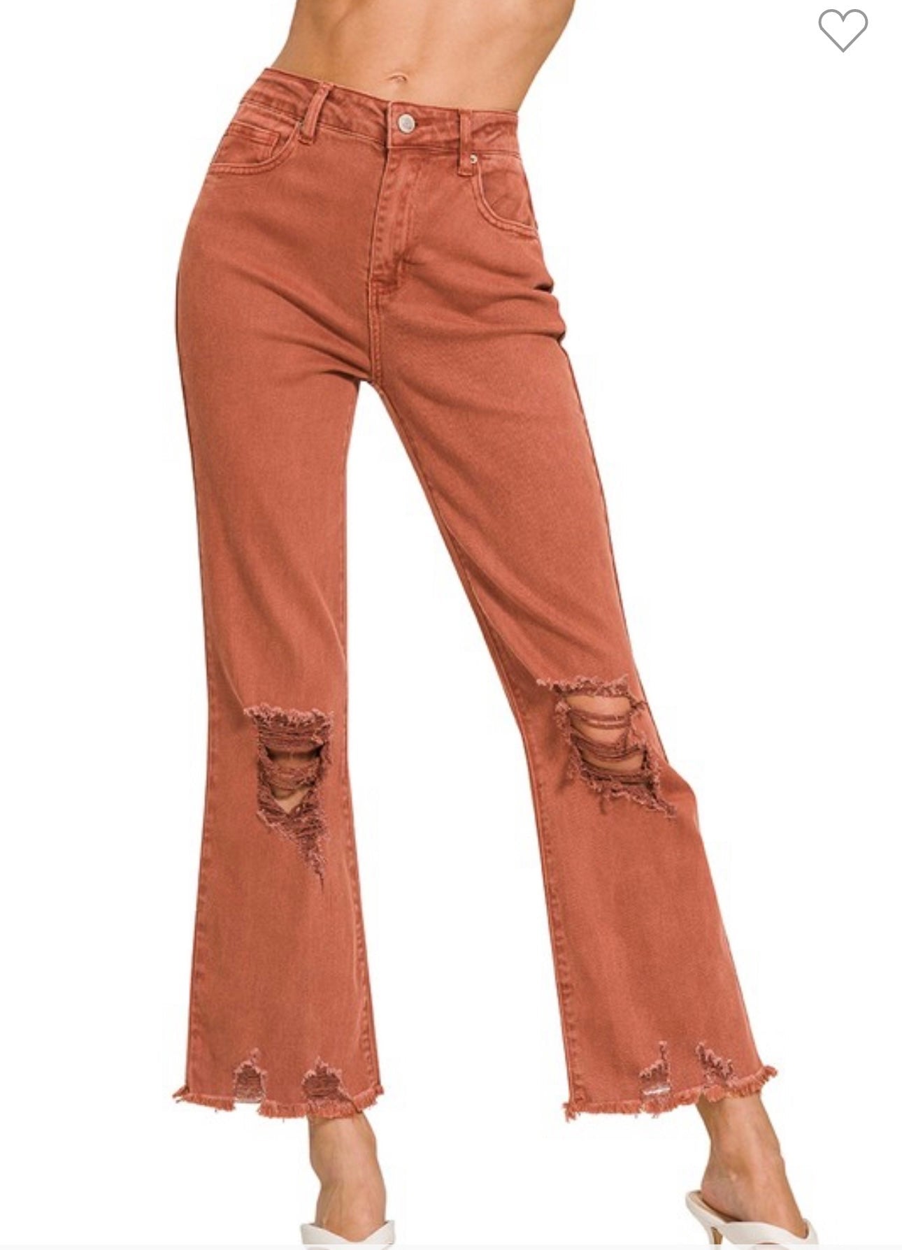 The Henley Pants -Rust