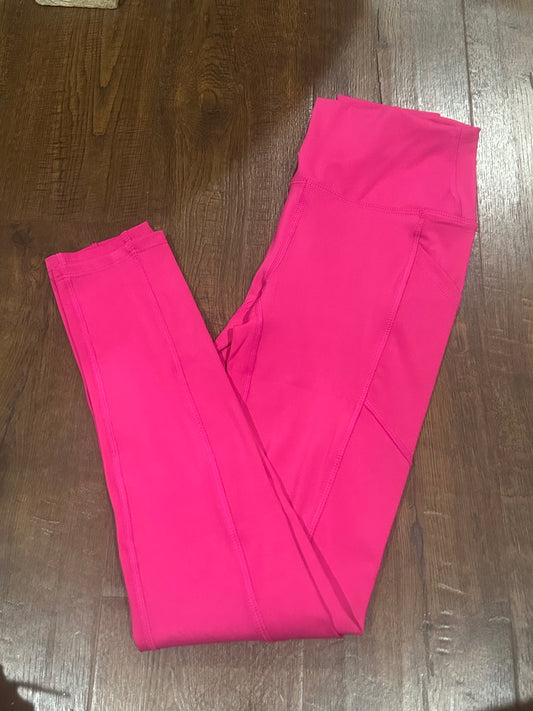 fushia leggings
