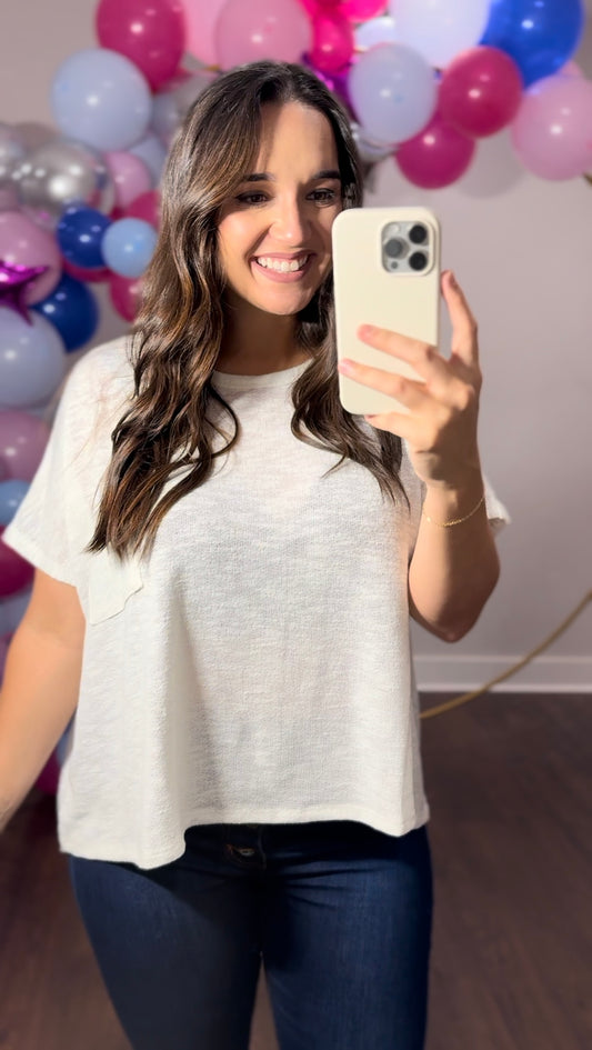 The Lola Top - Ivory