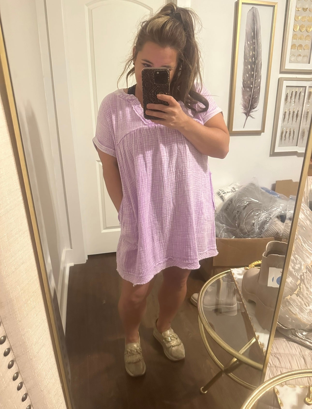 Purple dress