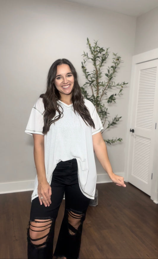 White POL tunic