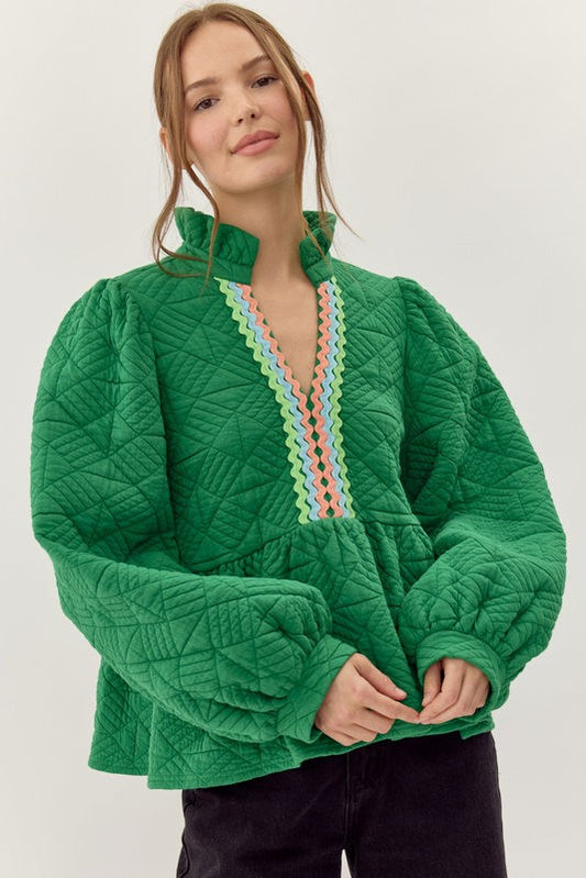 Beck puff sleeve tunic