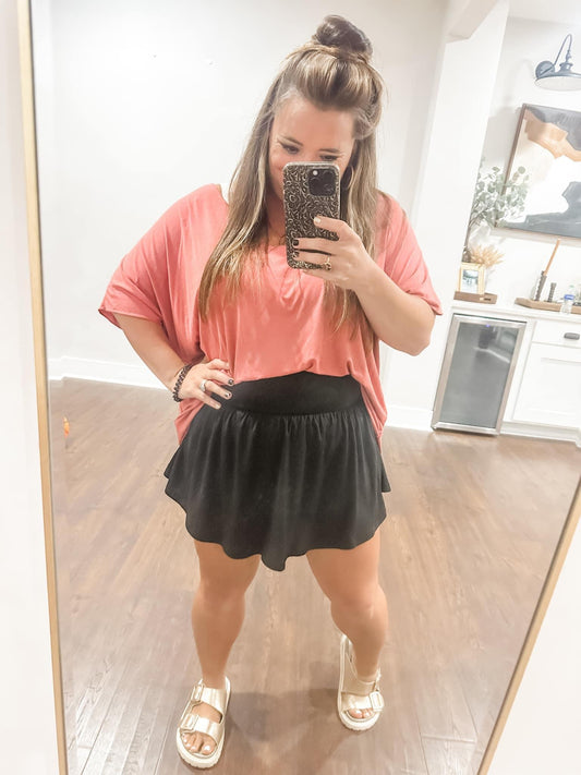 Fly Away athletic skort black