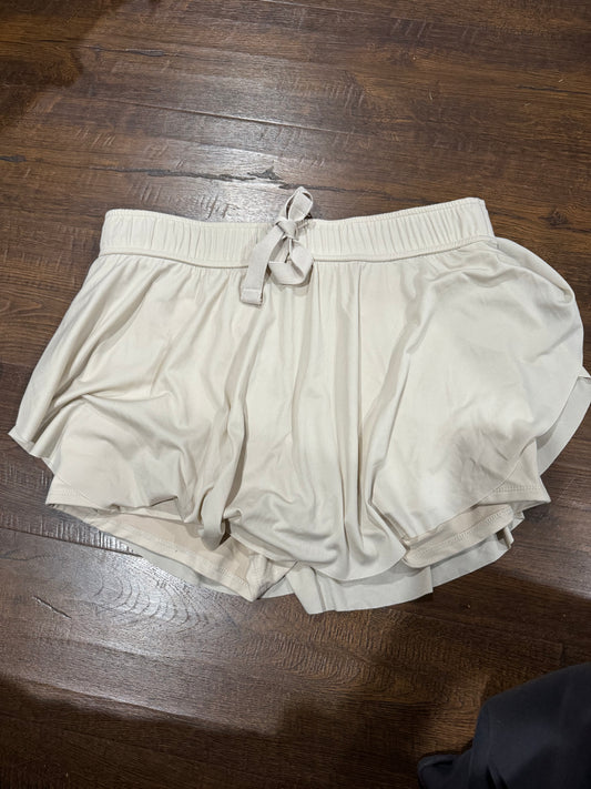 Fly Away athletic skort cream
